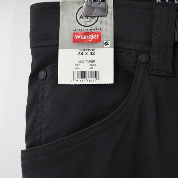 NWT Wrangler Pants Men's 34 All Terrain Gear Regular Taper Trail Jogger belted - Picture 3 of 16